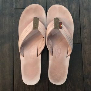 Like new rainbow leather sandals